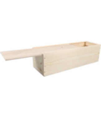 Wijnkist - 1 vaks + schuifdeksel - Drijver Wijnkist - 1 vaks + schuifdeksel - Drijver