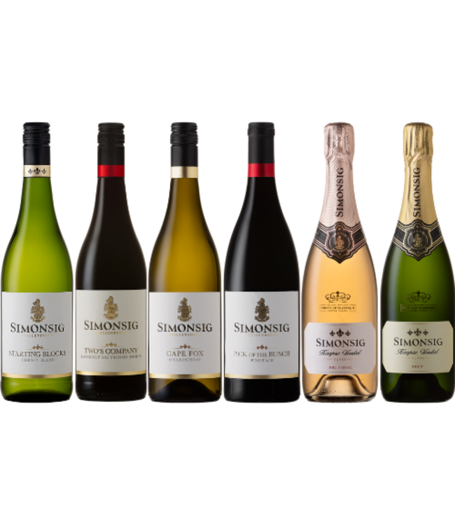 Simonsig - proefpakket 1 - 6 flessen