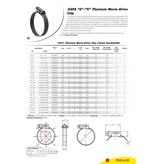 Mikalor Mikalor ASFA-S Titanium 12 mm Hose Clamp