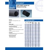 Flexadux Flexadux Neoprene ducting 2-ply (price per meter)