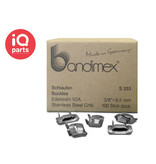 Bandimex Bandimex Klemplaat / Buckles V2A - W4 (RVS 304)