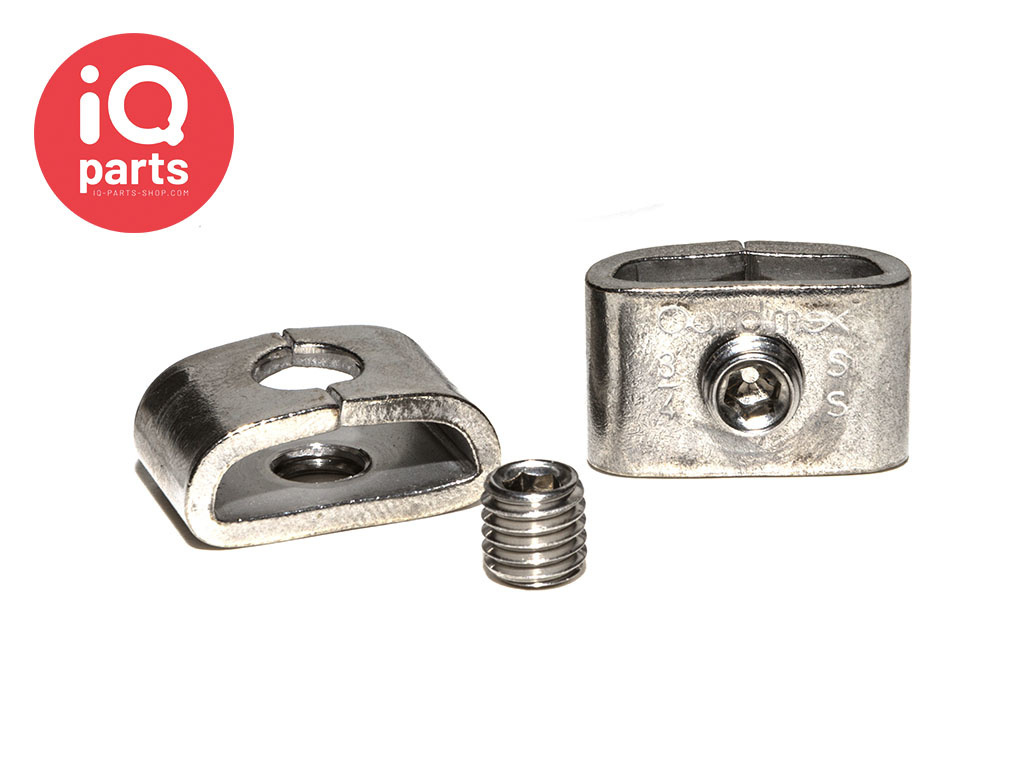 Screw-lock Buckles V2A - W4 (AISI 304) - S722 | S724 | S726