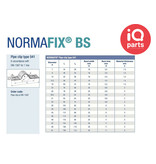 NORMA Normafix  Befestigungsschellen Typ 541 - DIN 1597 - W1 - für 1 Rohr