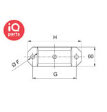 Getech Srl. GETECH Schwingungsdämpfer Maschinenfüße Typ SF/SFF - 60 shore