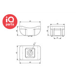 IQ-Parts FIMO BAP 10 kunststof Sokkel voor paalmontage