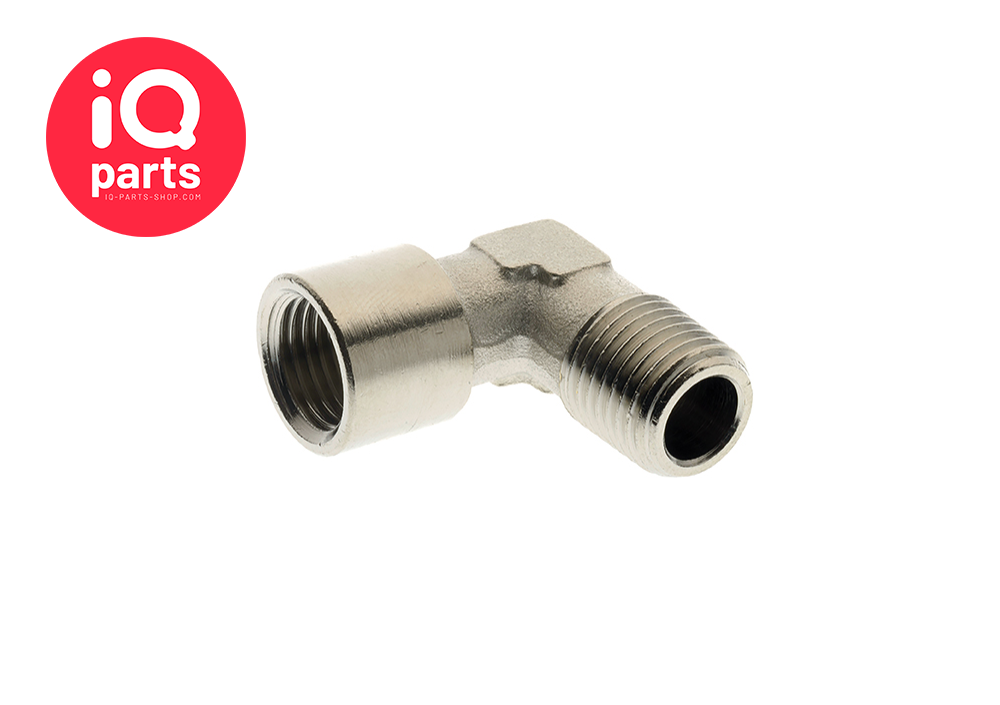 IQ-Parts Nickel Plated Brass 90° Equal Elbows BSPT/BSP