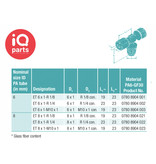 NORMA Normaplast ET | T - Compression Connector | Conical