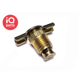 IQ-Parts Marine Block Brass Drain Tap 1/4"