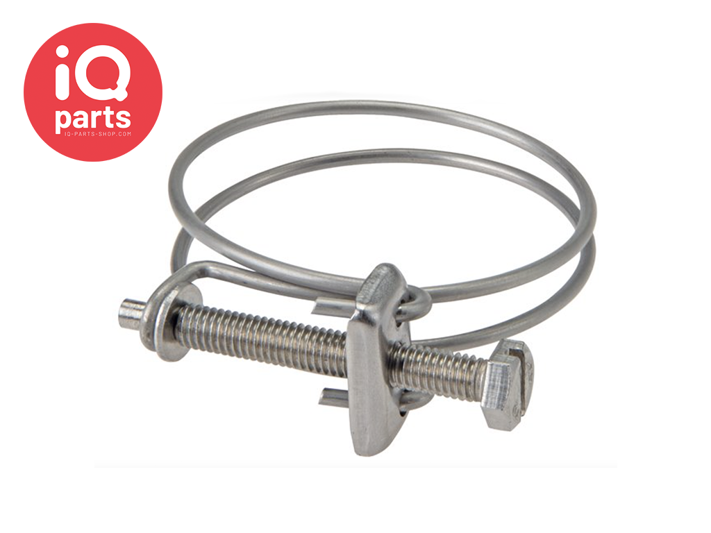 Stainless Steel Wire Clip with screw | W4 (AISI 304)