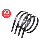 IQ-Parts Stainless steel AISI 316 Cable tie with coating | 7,9 mm width