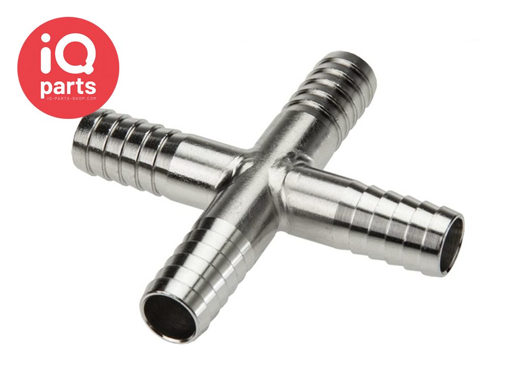 Hose Connector Stainless Steel Cross-model | W4 AISI 304