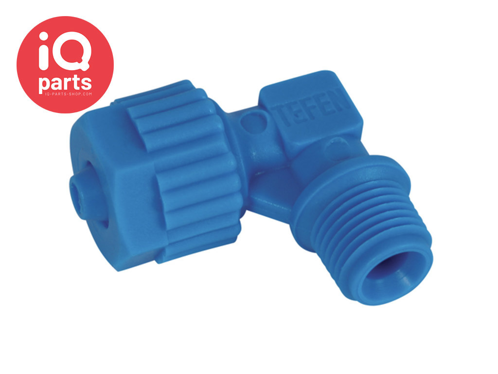 Plastic Elbow connector BSPT Male