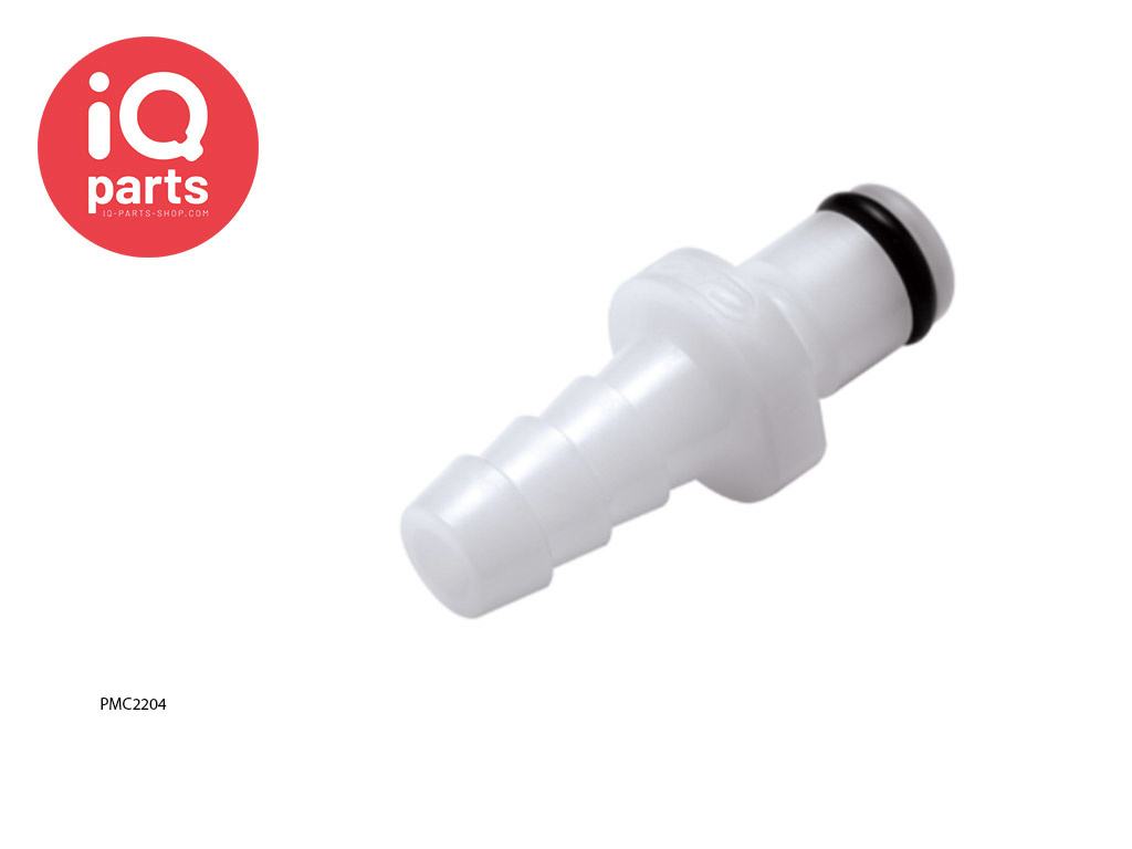 PMC2204 / PMCD2204 | In-line Coupling Insert | Acetal | Hose barb 6,4 mm (1/4")