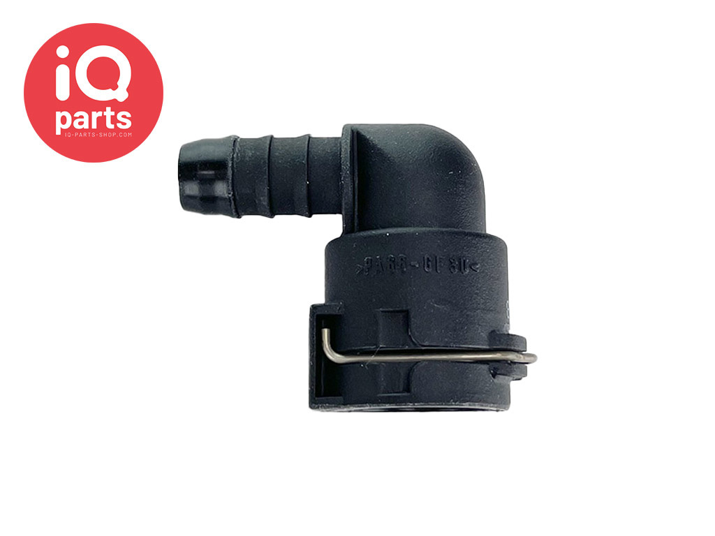 NORMAQUICK® PS3 Quick Connector 90° NW08 - 10 mm | Serrated