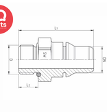 IQ-Parts VDA Einschraub-Stecknippel NW16 - M24 x 1.5