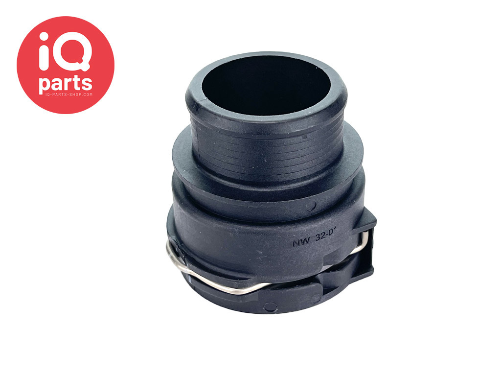 NORMAQUICK® PS3 straight Quick Connector 0° NW32 - 38,4 mm