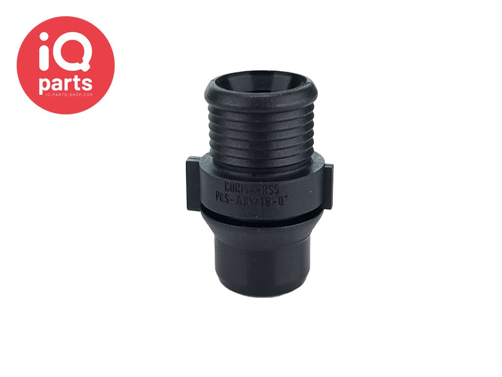 NORMAQUICK® PS3 straight Quick Connector 0° NW16 - 22 mm, Double Spigot