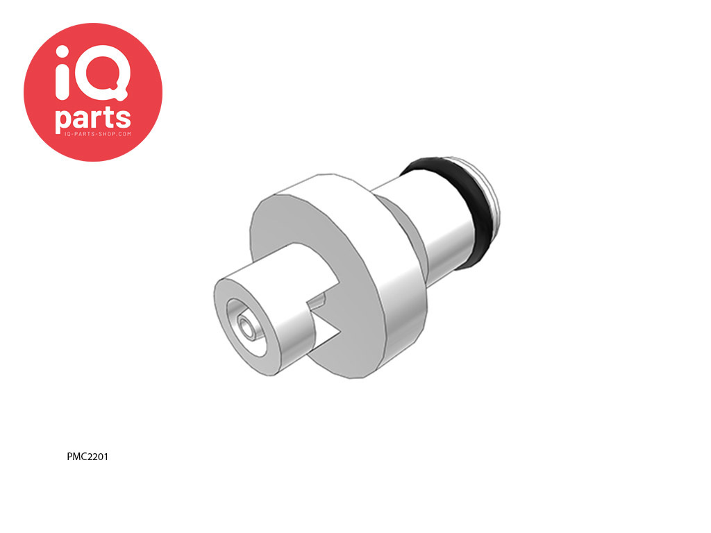 PMC2201 / PMCD2201 | In-line Coupling Insert | Acetal | Hose barb 1,6 mm (1/16")