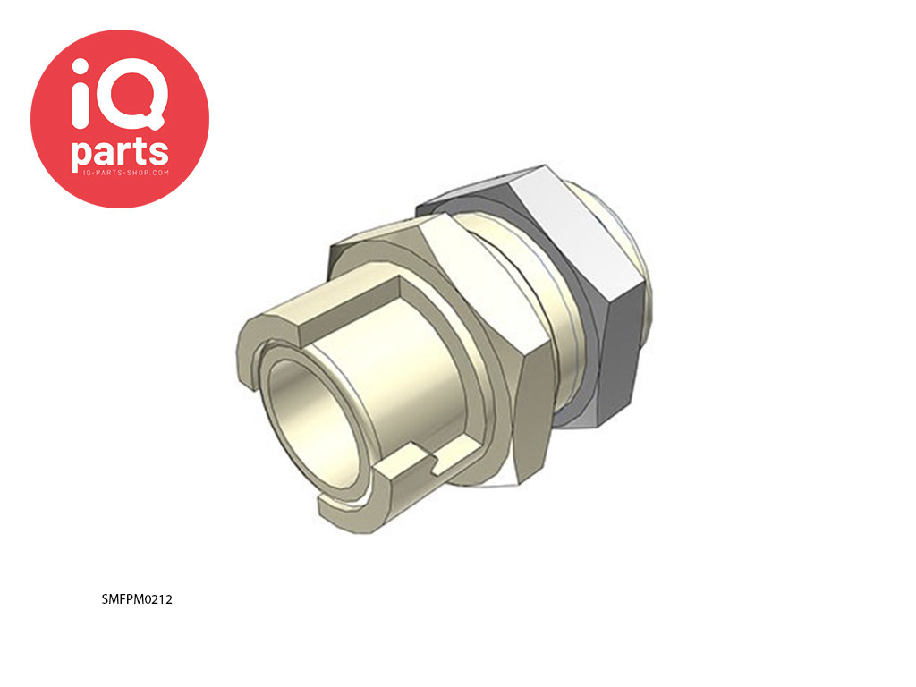 SMFPM0212 | Coupling body | Panel Mount | Hose barb 3,2 mm (1/8")