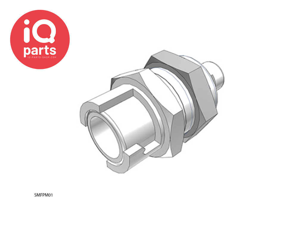 SMFPM01 / SMFPMD01 | Coupling Body | Panel Mount | Hose Barb 1,6 mm (1/16")