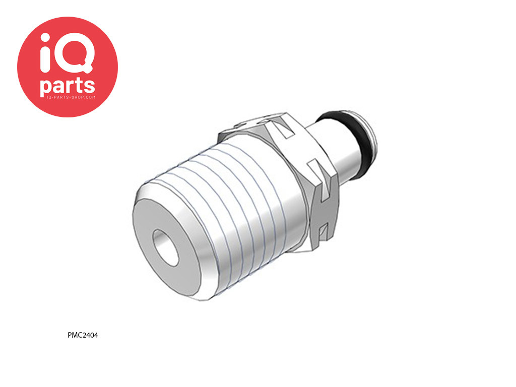 PMC2404 / PMCD2404 | Coupling Insert | Acetal | 1/4" NPT Pipe thread