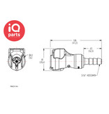 CPC CPC - PMC1703 / PMCD1703 | Kupplung | Acetal | Schlauchanschluß 4,8 mm