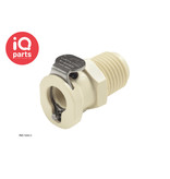 CPC CPC - PMC100412 / PMCD100412 | In-Line Coupling body | Polypropylene| 1/4" NPT Pipe thread