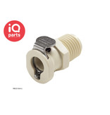 CPC CPC - PMC100412 / PMCD100412 | In-Line Coupling body | Polypropylene| 1/4" NPT Pipe thread