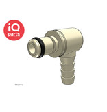CPC CPC - PMC230412 / PMCD230412 | Elbow Coupling Insert | Polypropylene | Hose barb 6,4 mm (1/4")