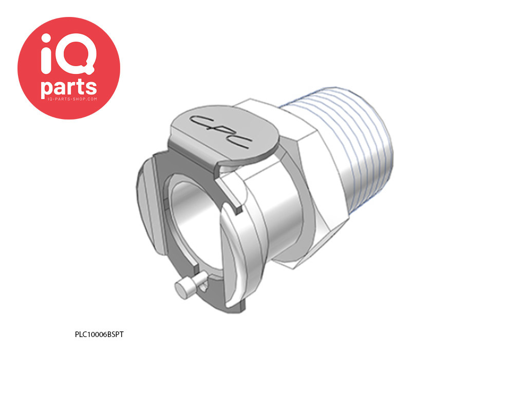 PLC10006BSPT / PLCD10006BSPT | Coupling body | Acetal | 3/8" BSPT Pipe thread