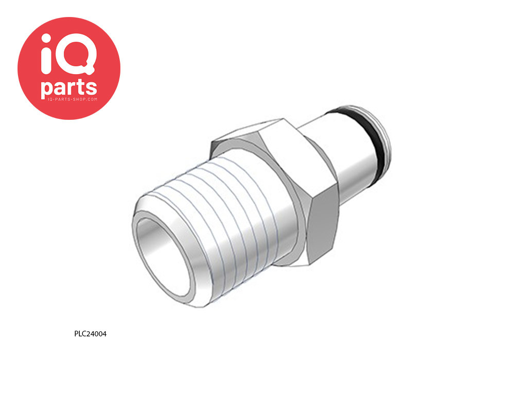 PLC24004 / PLCD24004 | Coupling Insert | Acetal | 1/4" NPT Pipe thread