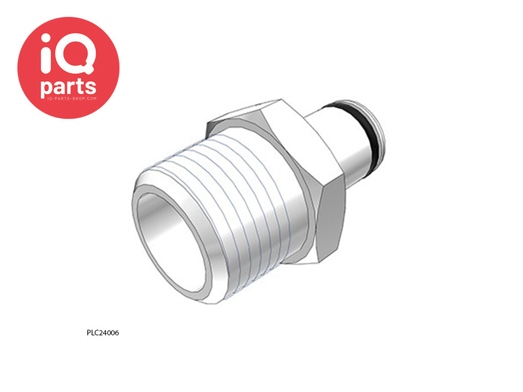 PLC24006 / PLCD24006 | Coupling Insert | Acetal | 3/8" NPT Pipe thread