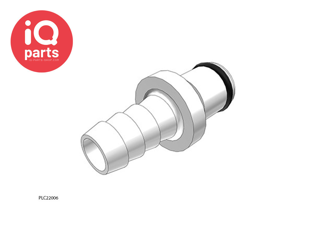 PLC22006 / PLCD22006 | Coupling Insert | Acetal | Hose barb 9,5 mm (3/8")