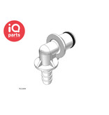 CPC CPC - PLC23004 / PLCD23004 | Stecker 90º | Acetal | Schlauchanschluss 6,4 mm