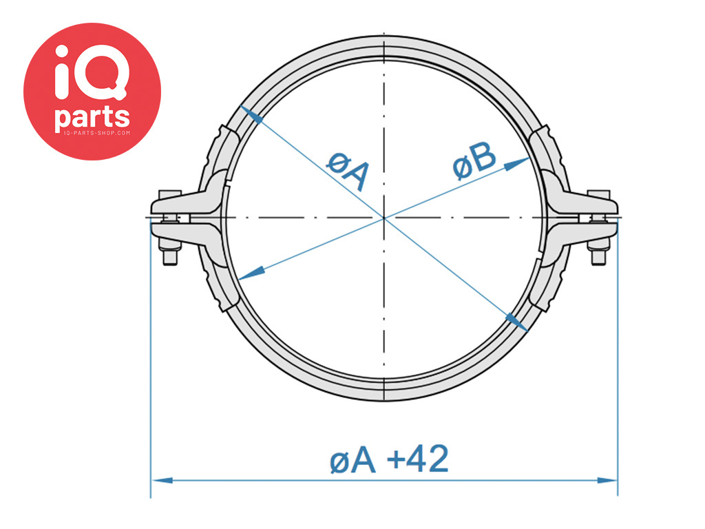 Jacob Quick Pull-ring Connector seal/gasket Silicone Beige 1 mm