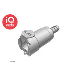 CPC CPC - LC17004 / LCD17004 | Coupling Body | Chrome-plated brass | Hose barb 6,4 mm (1/4")