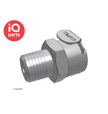 CPC CPC - LC10004BSPT / LCD10004BSPT | Coupling Body | Chrome-plated brass | 1/4" BSPT Pipe Thread