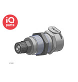 CPC CPC - LC12004 / LCD12004 | Coupling Body | Panel mount | PTF Nut 6,4 mm (1/4") OD / 4,3 mm (0.17") ID