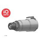 CPC CPC - LC13004 / LCD13004 | Coupling Body | Chrome-plated brass | PTF Nut 6,4 mm (1/4") OD / 4,3 mm (0.17") ID