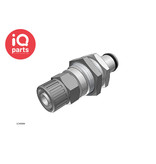 CPC CPC - LC40006 / LCD40006 | Coupling Insert | Panel mount | PTF Nut 9,5 mm (3/8") OD / 6,4 mm (0.25") ID