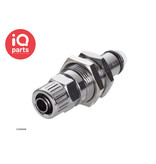 CPC CPC - LC40006 / LCD40006 | Coupling Insert | Panel mount | PTF Nut 9,5 mm (3/8") OD / 6,4 mm (0.25") ID