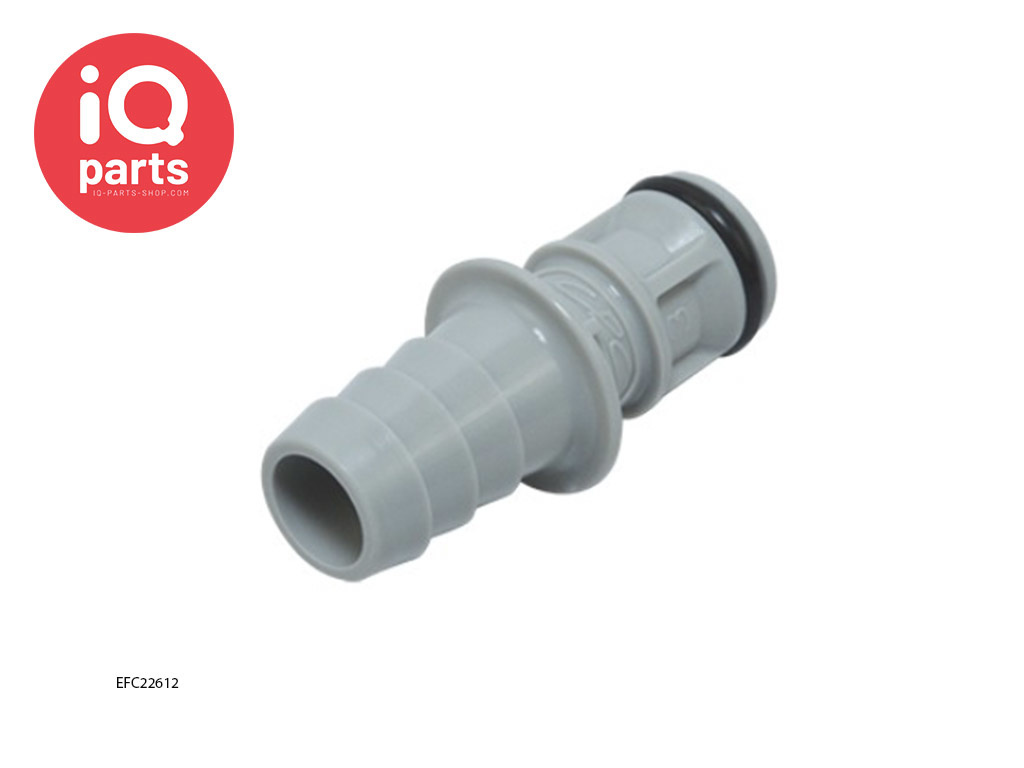 EFC22612 / EFCD22612 | In-line Coupling Insert | Polypropylene | Hose barb 9,5 mm (3/8")