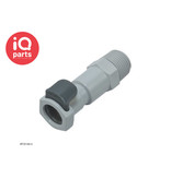 CPC CPC - EFCD10612 | In-line Coupling Body | Polypropylene | 3/8" NPT pipe thread