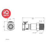 CPC CPC - EFCD10612 | Kupplung | Polypropylen | 3/8" NPT Außengewinde