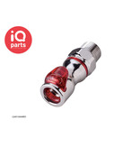 CPC CPC - LQ4D10006BLU / LQ4D10006RED | Kupplung | Messing verchromt | 3/8" NPT Außengewinde