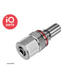 CPC CPC - LQ6D20008BLU / LQ6D20008RED | Stecker | Messing verchromt | PTF Klemmring 12,7 mm AD / 9,5 mm ID