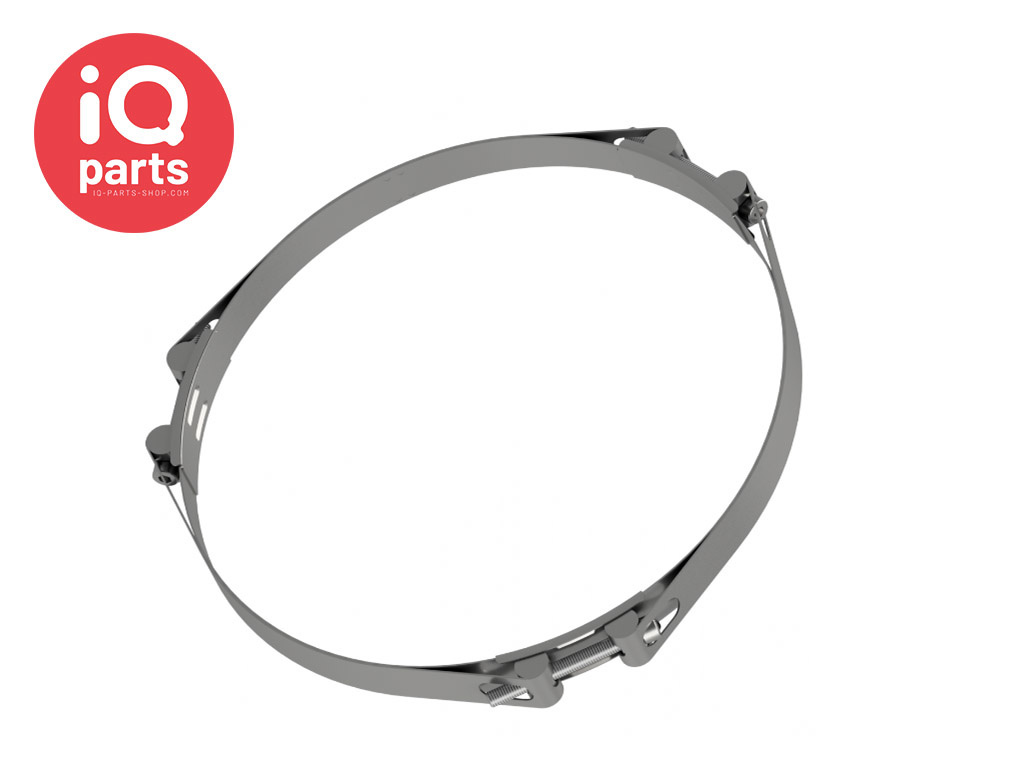 IQ-Parts Metal strap / clamp with 5 positions, W1 (Galvanised)