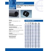 Flexadux Flexadux Neoprene ducting 1-ply (Price per meter)