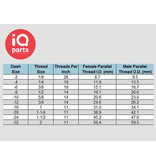 IQ-Parts IQ-Parts Schlauchtülle Messing vernickelt