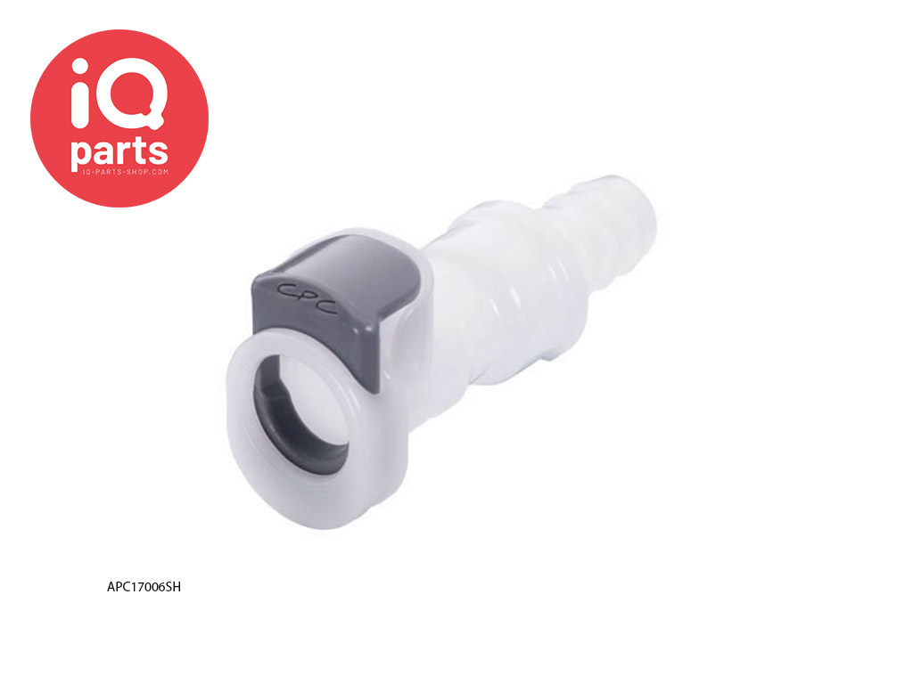 APC17006SH / APCD17006SH | Coupling Body | Acetal | Hose barb 9,5 mm (3/8")